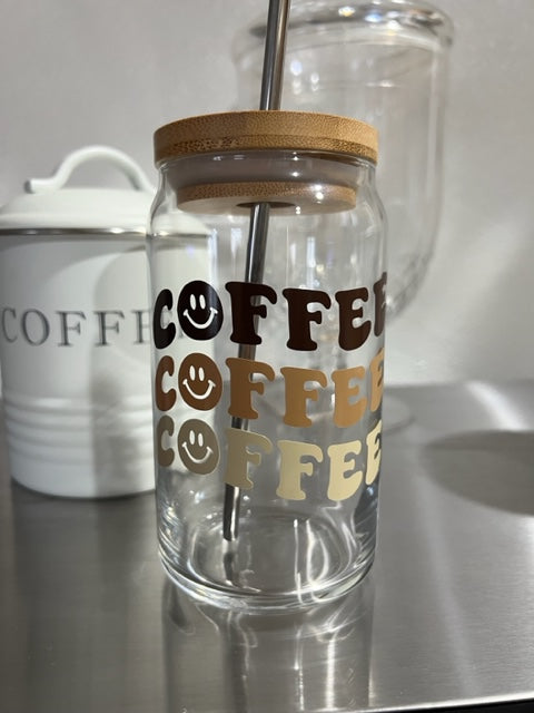 Retro Coffee Glass Cup
