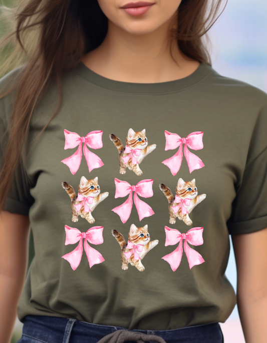 Kitty and Bows Tee