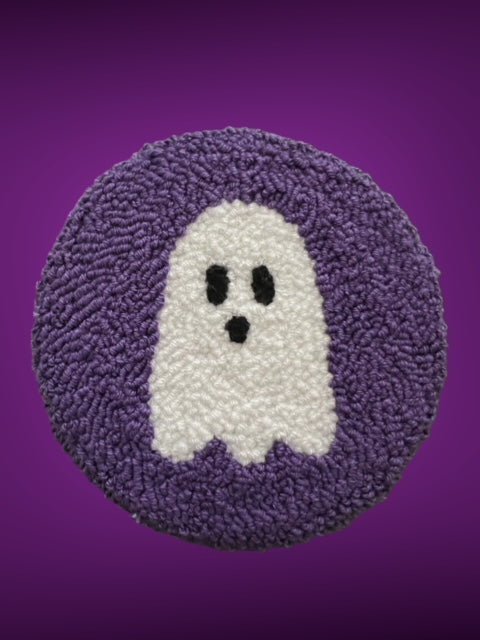 Ghostly Mug Rug - oddsandendz