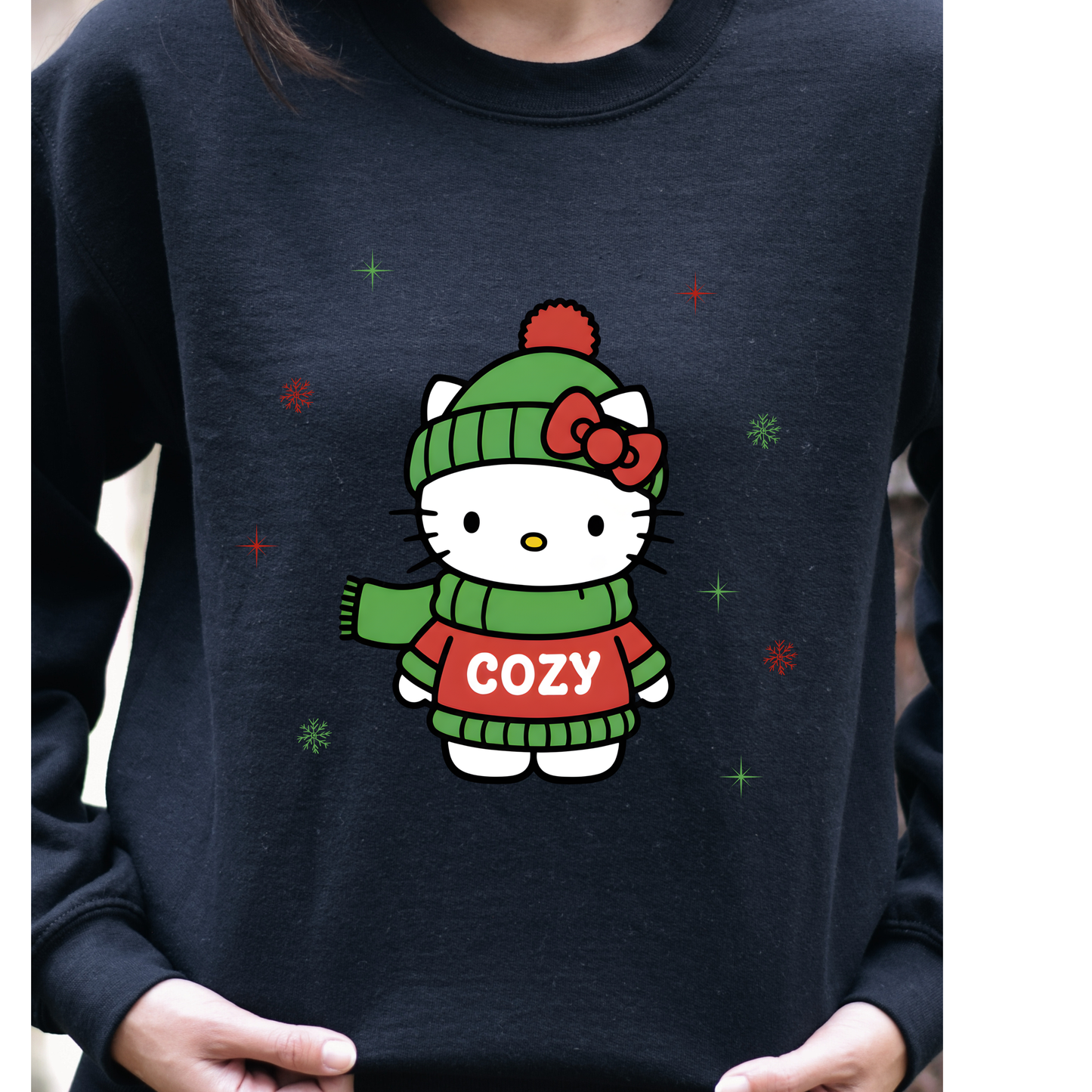Cozy Kitty Holiday Sweatshirt