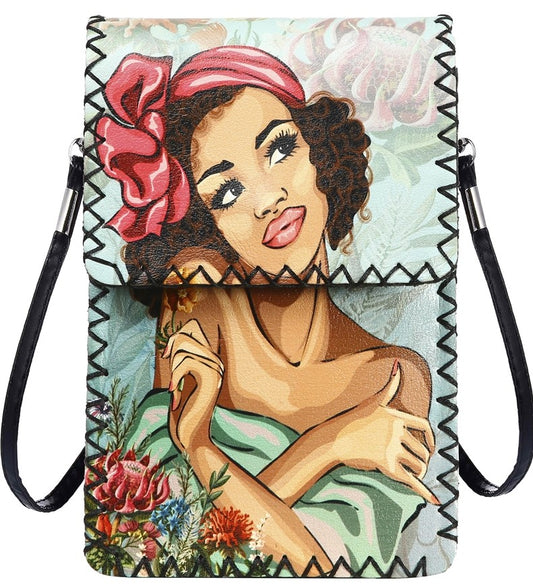 Vintage Girl Crossbody Bag