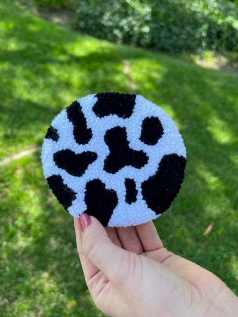 Cow Farm Mug Rug - oddsandendz