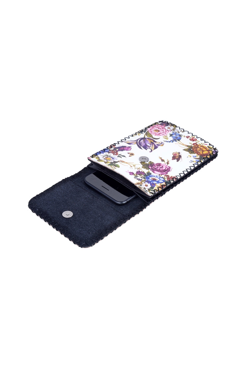 Floral Cat Crossbody Bag - oddsandendz