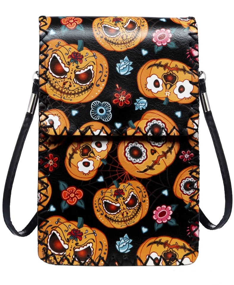 Vintage Pumpkins Crossbody Bag