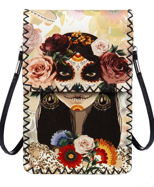 Day of the Dead Crossbody Bag - oddsandendz
